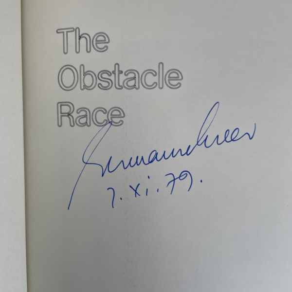 germaine greer the obstacle race signed first4