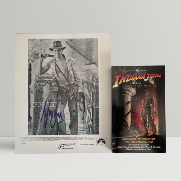 indiana jones book signed pic1