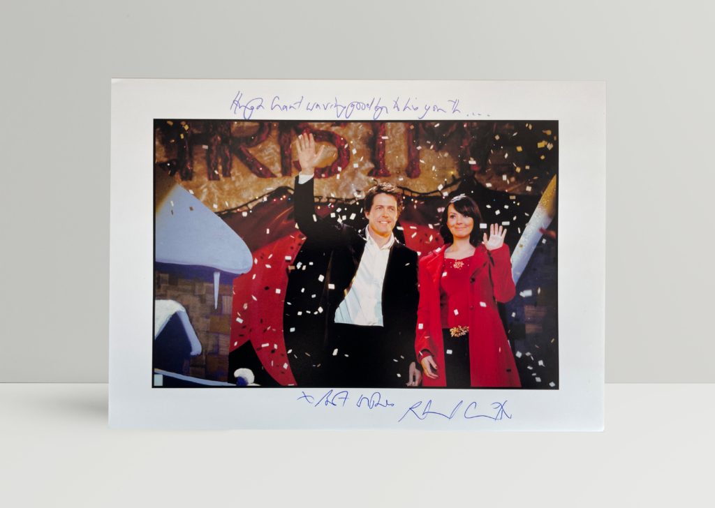 love actually signed pic richard curtis1