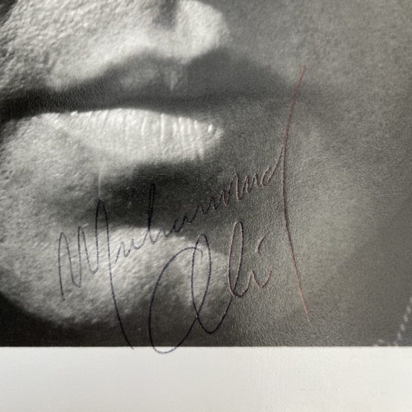 muhammad ali signed photo 2