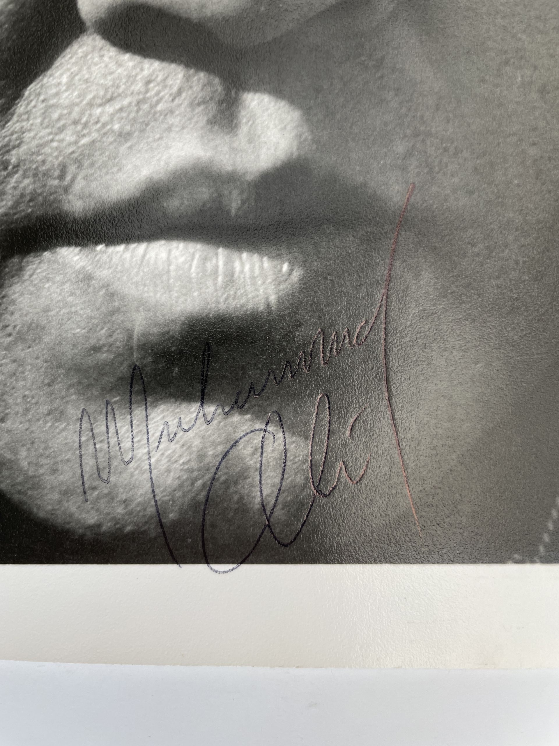 muhammad ali signed photo 2