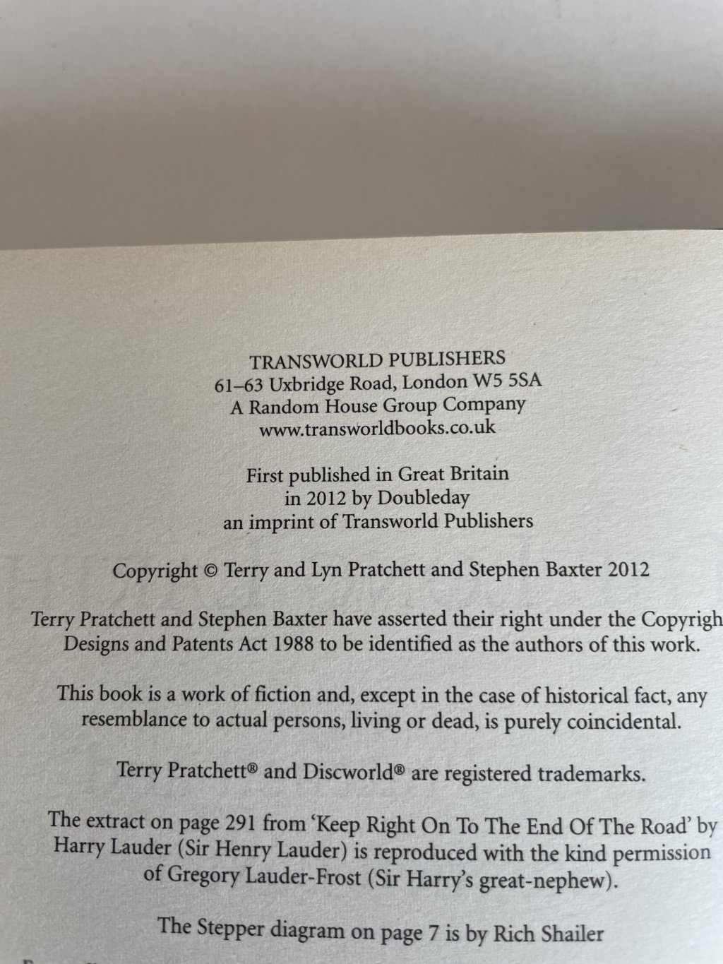 pratchett baxter the long series 3