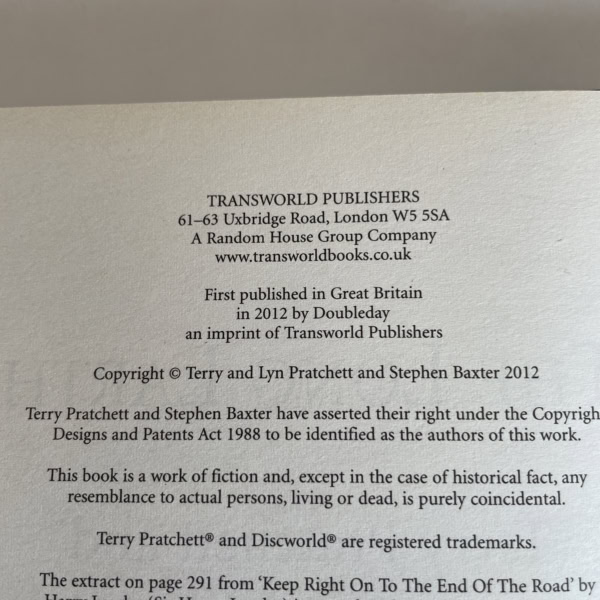 pratchett baxter the long series 3