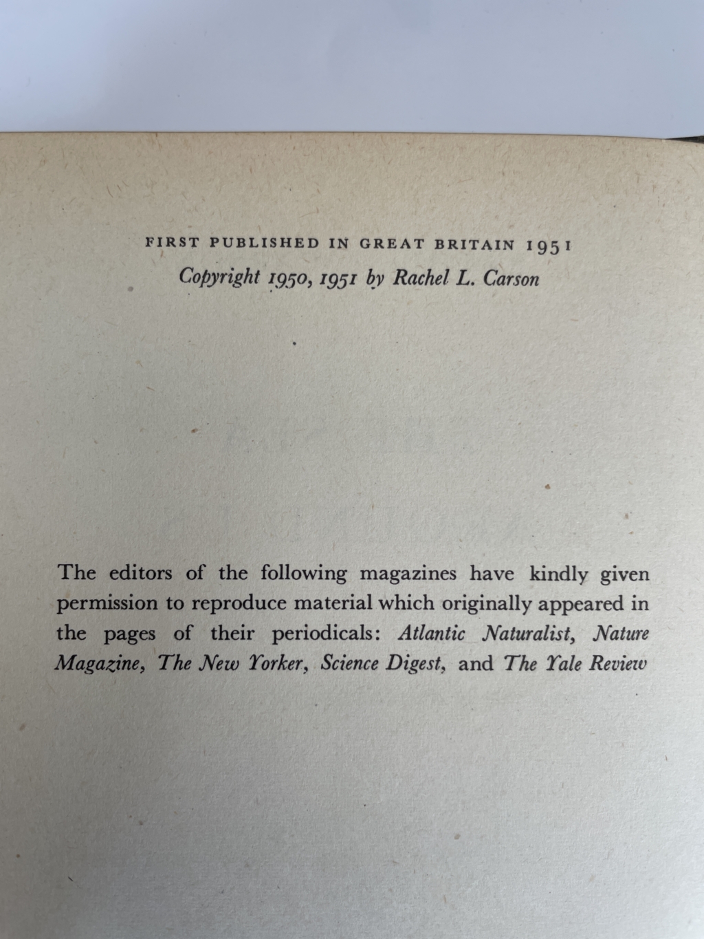 rachel carson the sea around us first2