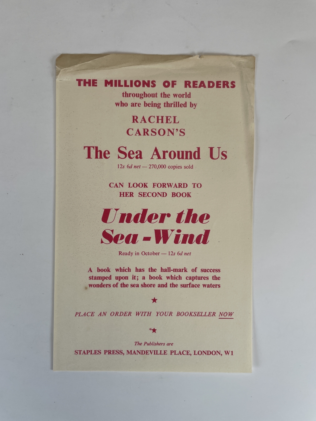 rachel carson the sea around us first45