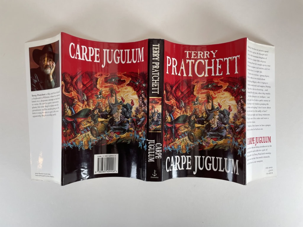 terry pratchett carpe jugulum first editiion4