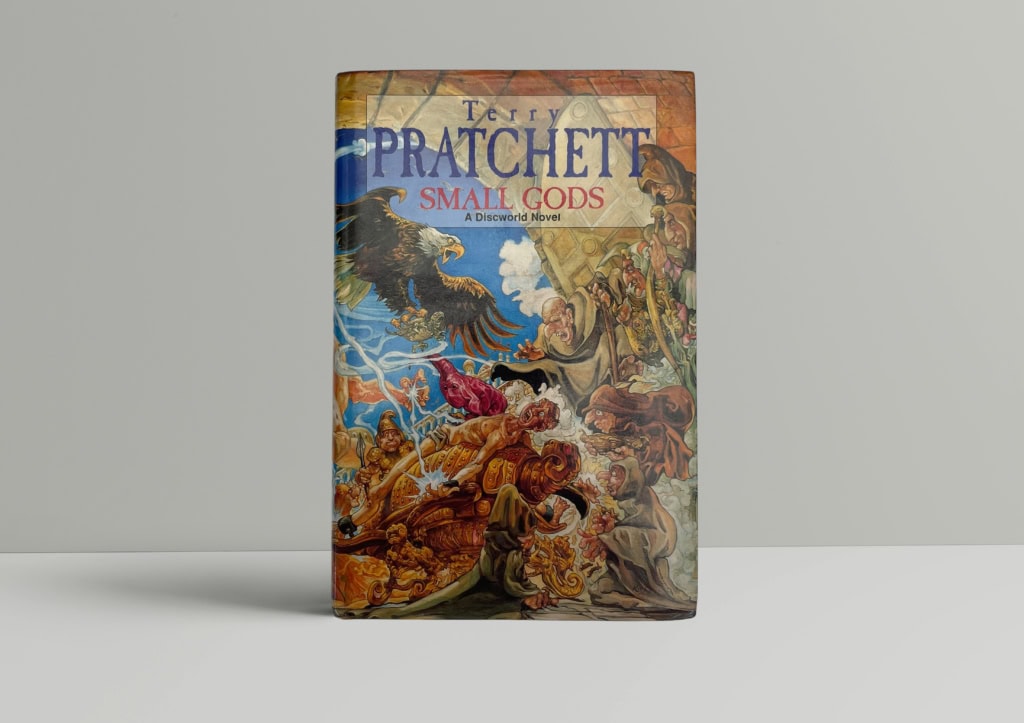 terry pratchett small gods first ed1 terry pratchett small gods first ed1
