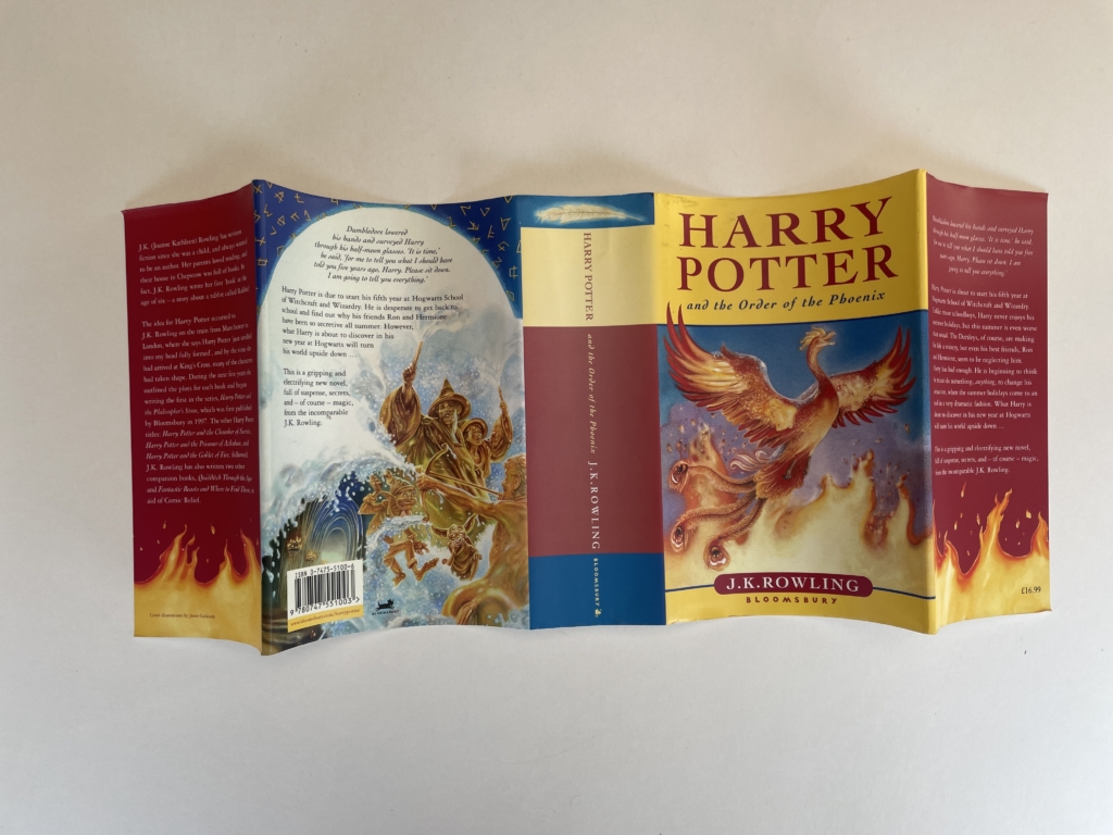 jk rowling hpatootp first hardback 4