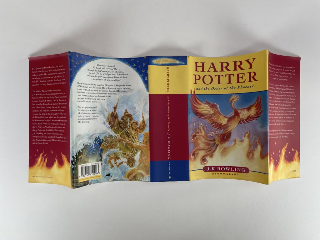 jk rowling hpatootp hb first 4