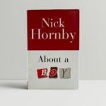 nick hornby about a boy signed first 1