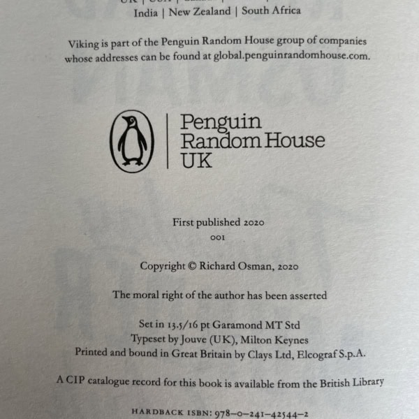 richard osman thursday murder club first edition 2