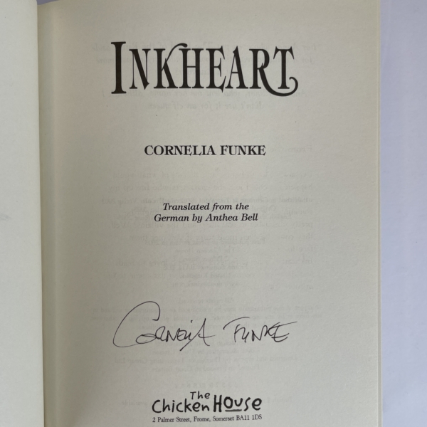 cornelia funke inkheart signed first edition2