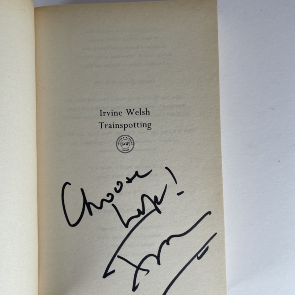 irvine welsh trainspotting signed first edition2