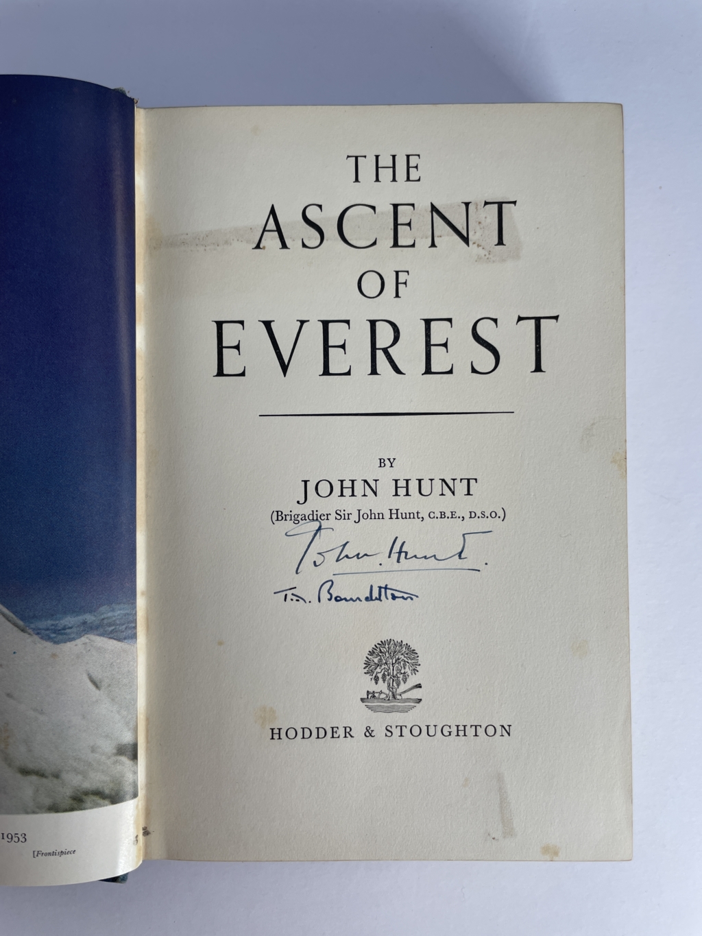 john hhunt the ascent of everest double signed first 2