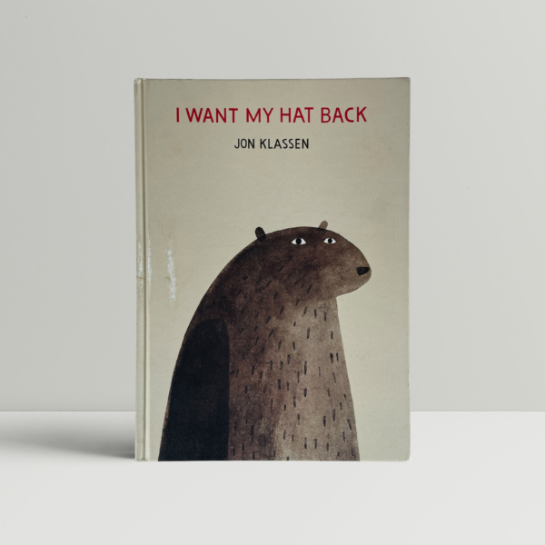 jon klassen i want my hat back first edition1