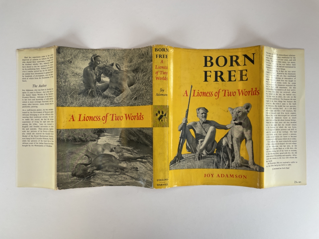 joy adamson born free signed first uk edition5