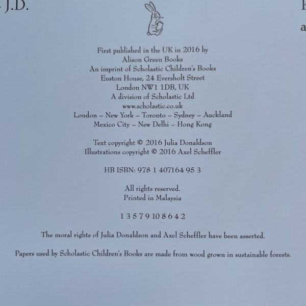 julia donaldson zog and the flying doctors first ed2