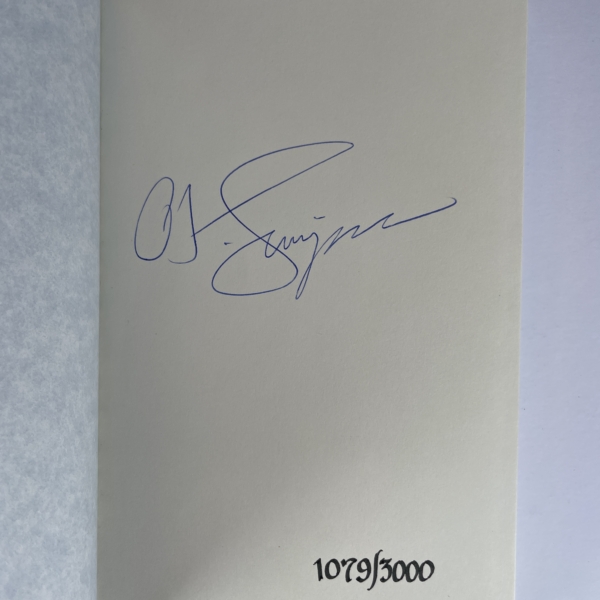 oj simpson signed book 2