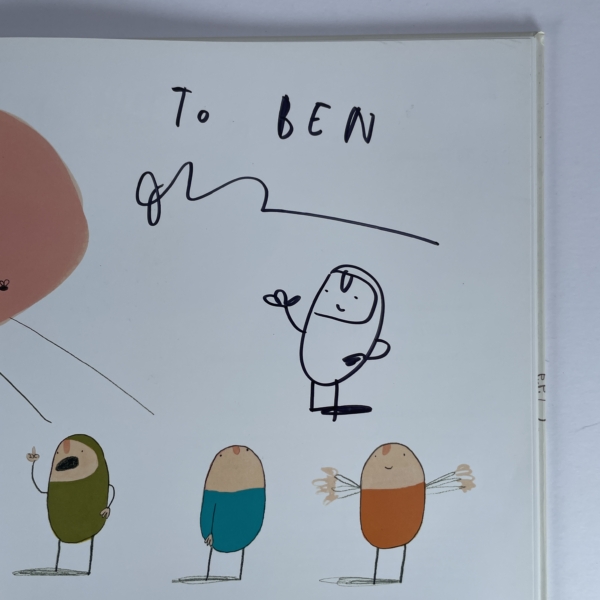 oliver jeffers it wasnt me signed doodled first 2