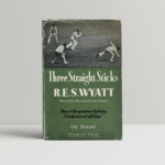 res wyatt three straight sticks signed first edition1