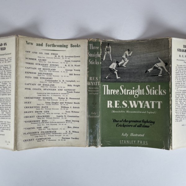 res wyatt three straight sticks signed first edition5