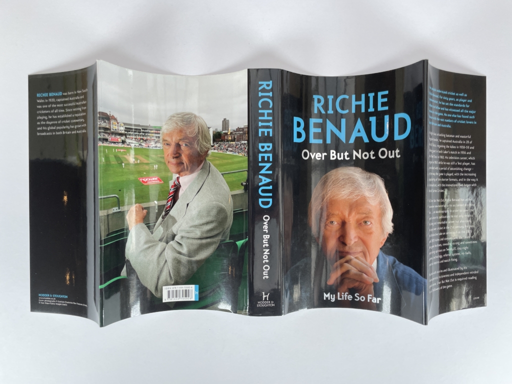 richie benaud over but not out signed first edition5