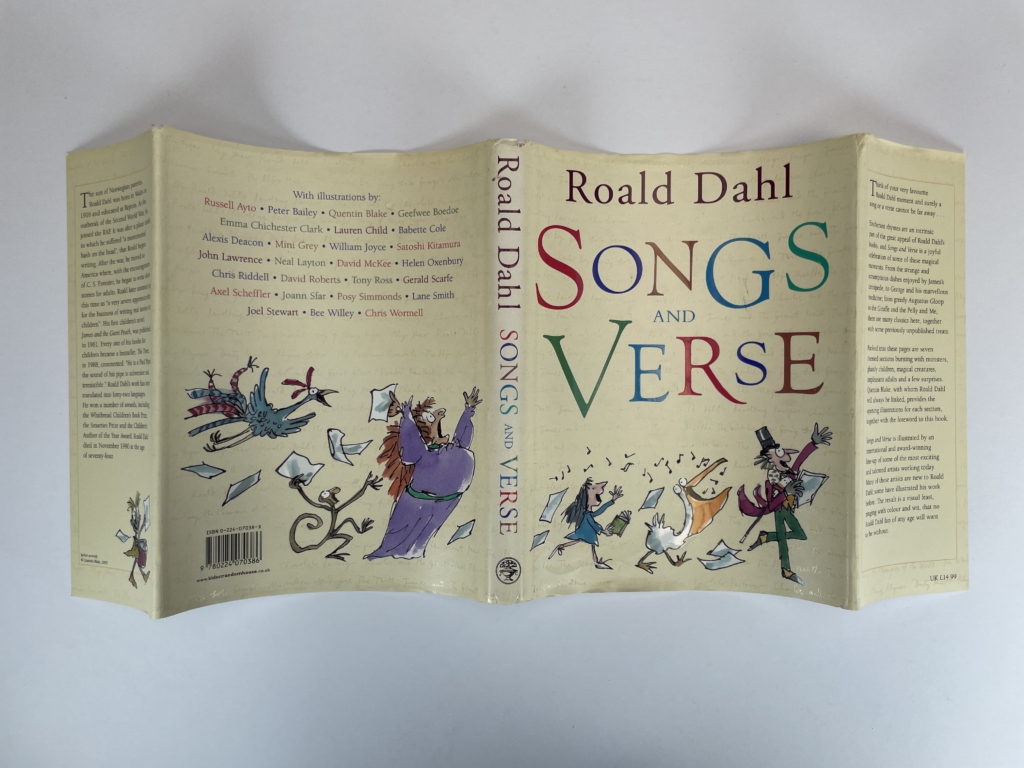 roald dahl songs and verse first edition4