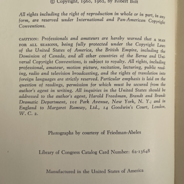 robert bolt a man for all seasons first2