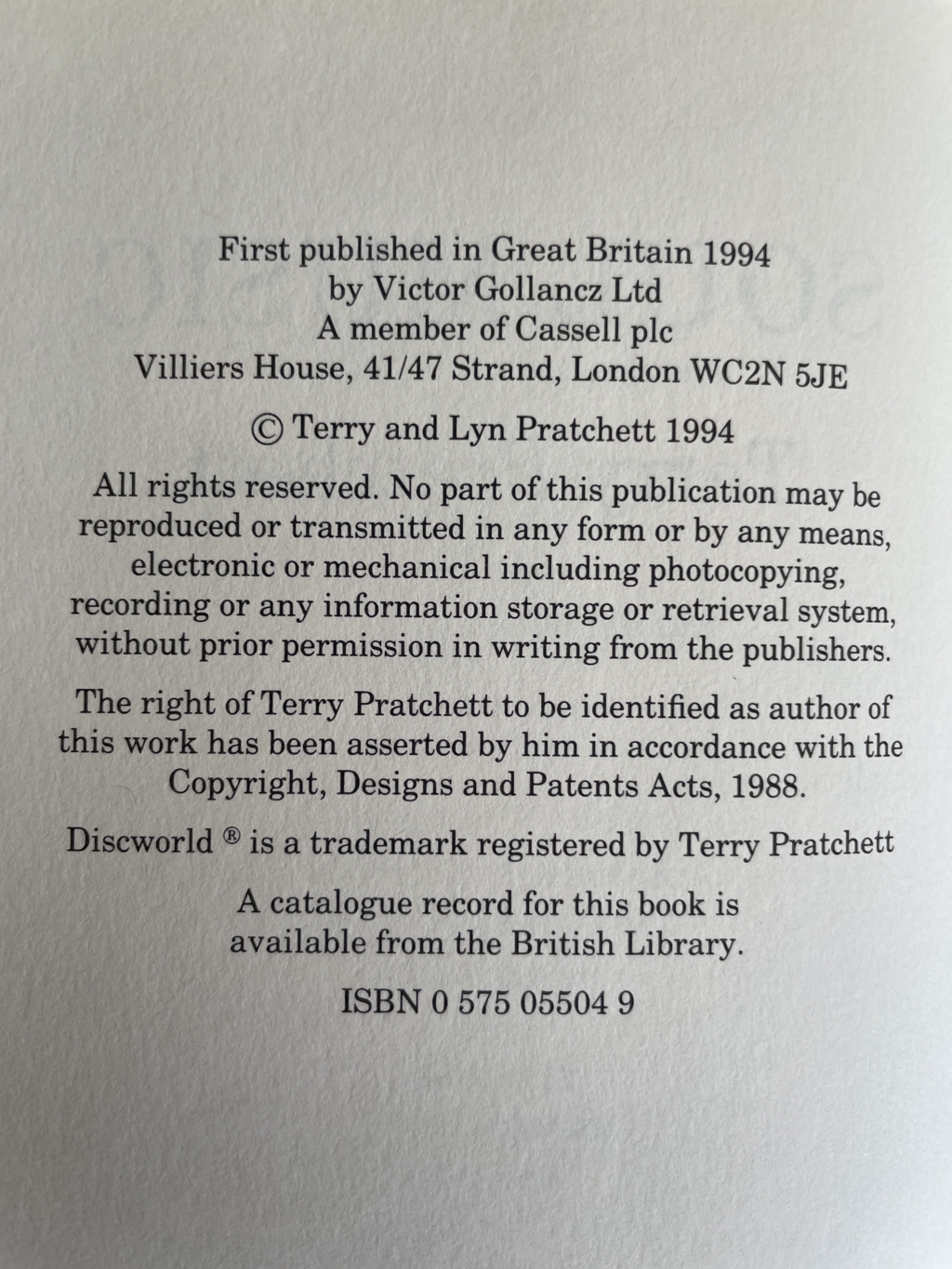 terry pratchett soul music first edition2