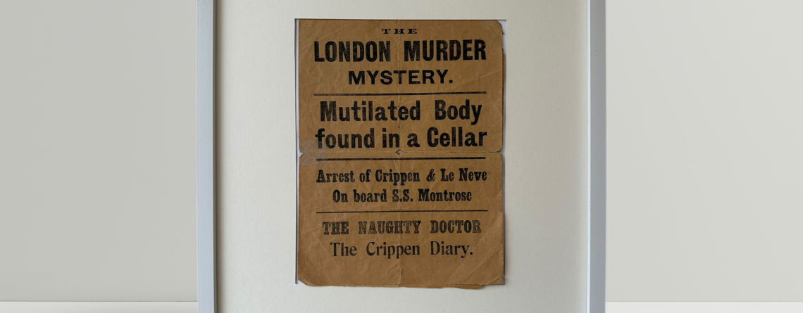 Dr Crippen - Press Release - 1910 - Main