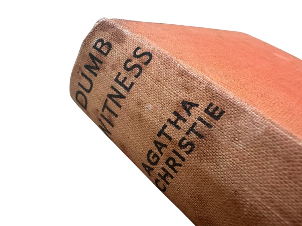 Agatha Christie - Dumb Witness - First UK Edition Agatha Christie - Dumb Witness - First UK Edition