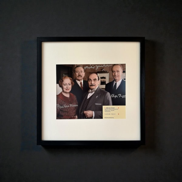 Cast Photo - Poirot - Rare - Signed