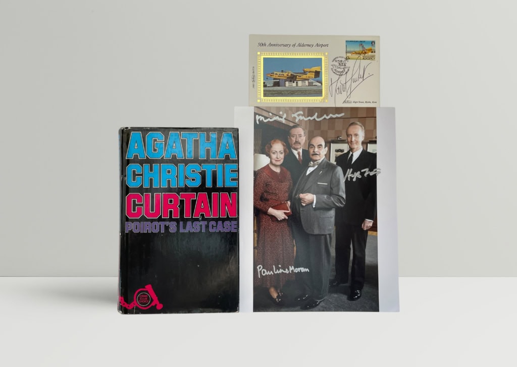 agatha christie curtain signed pics first edition1