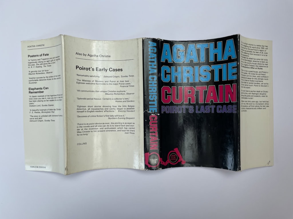 agatha christie curtain signed pics first edition5