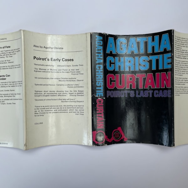 agatha christie curtain signed pics first edition5
