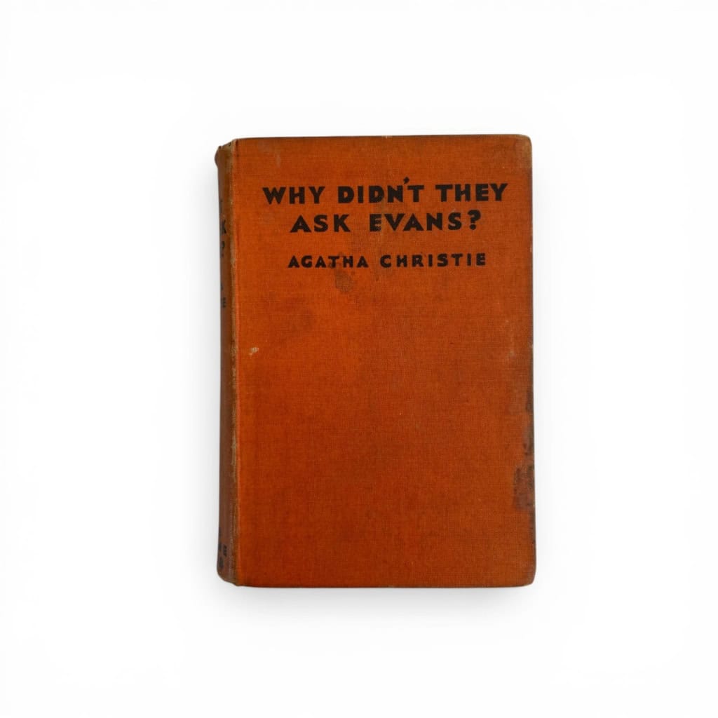agatha christie why didnt the ask evans first edition1