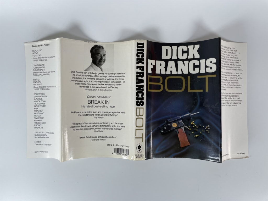 dick francis bolt signed first edition5