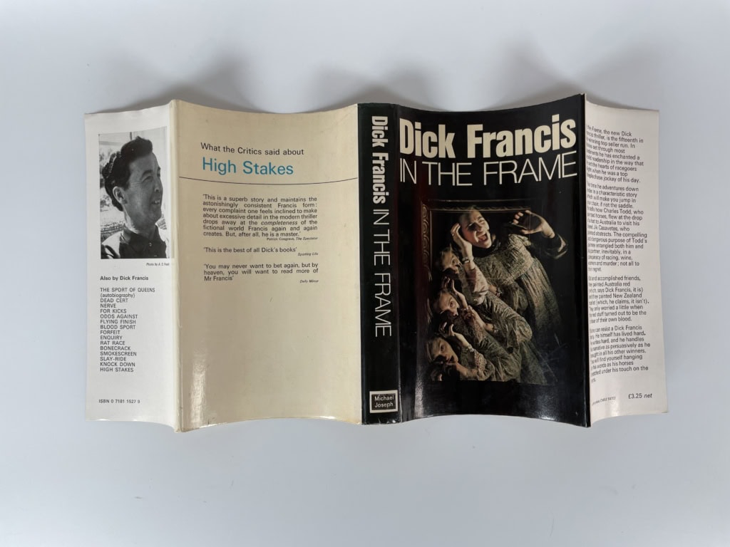 dick francis in the frame signed first edition5