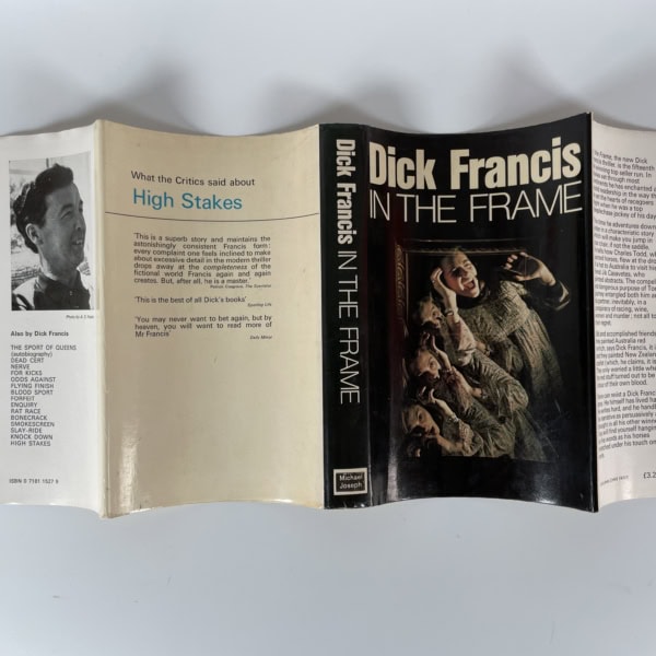 dick francis in the frame signed first edition5