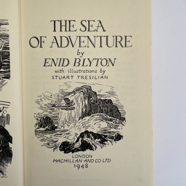 enid blyton the sea of adventure first ed2