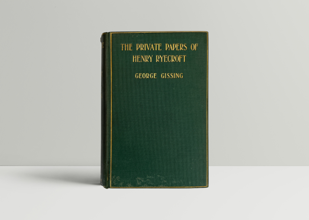 george gissing the private papers of first edition1