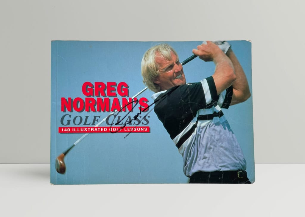 greg normans golf class signed1