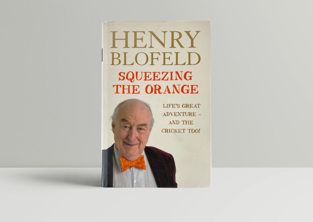 henry blofeld squeezing the orange signed first ed1