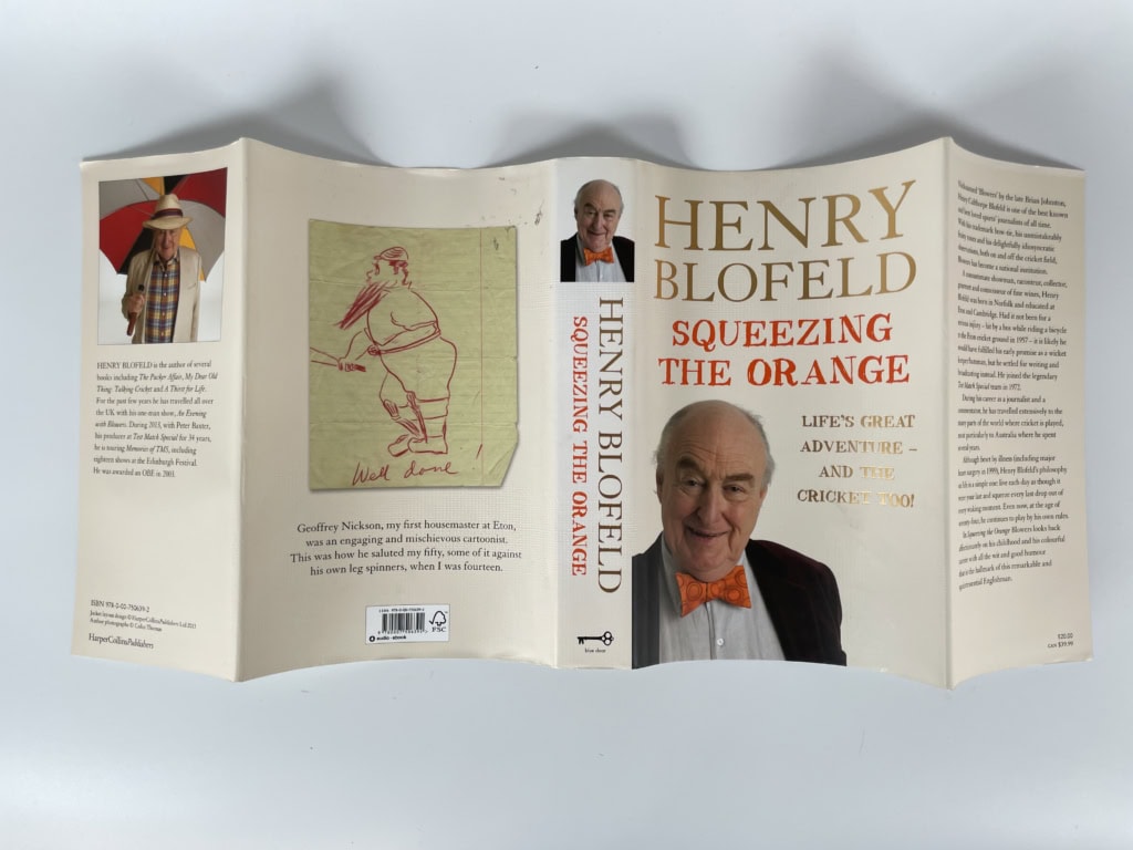 henry blofeld squeezing the orange signed first ed5