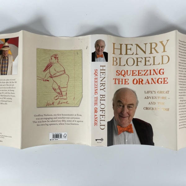 henry blofeld squeezing the orange signed first ed5