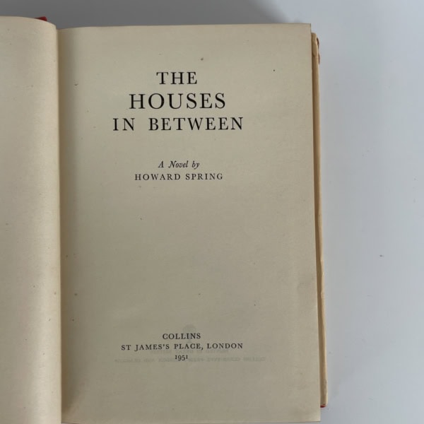 howard spring the horses in between first edition2