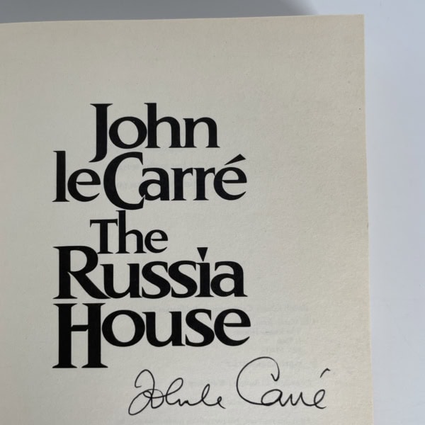 john le carre the russia house signed with band 2