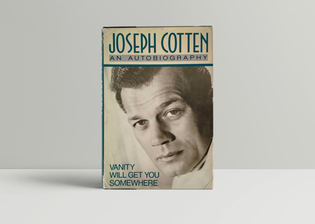 joseph cotten autobiography signed first ed1