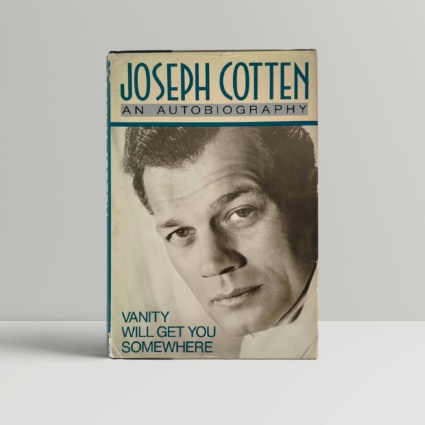 joseph cotten autobiography signed first ed1