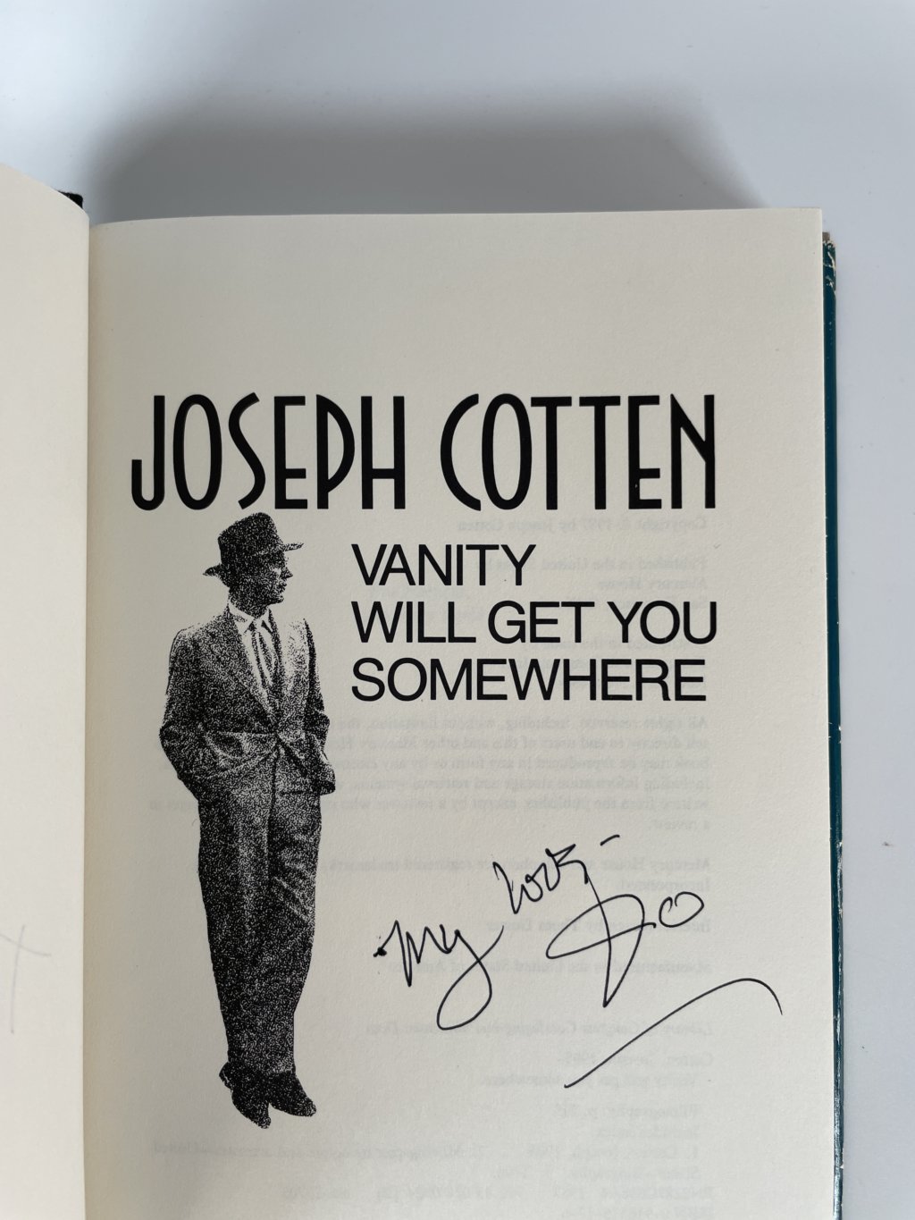 joseph cotten autobiography signed first ed3